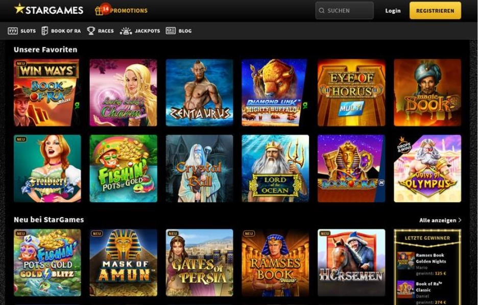 StarGames – Das derzeit beste Online Casino